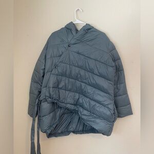 Universal Standard Asymmetrical Quilted Hooded Puffer